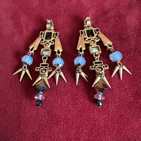 J. Crew Gold and Multicolor Statement Necklace and earring - Picture 8 of 8